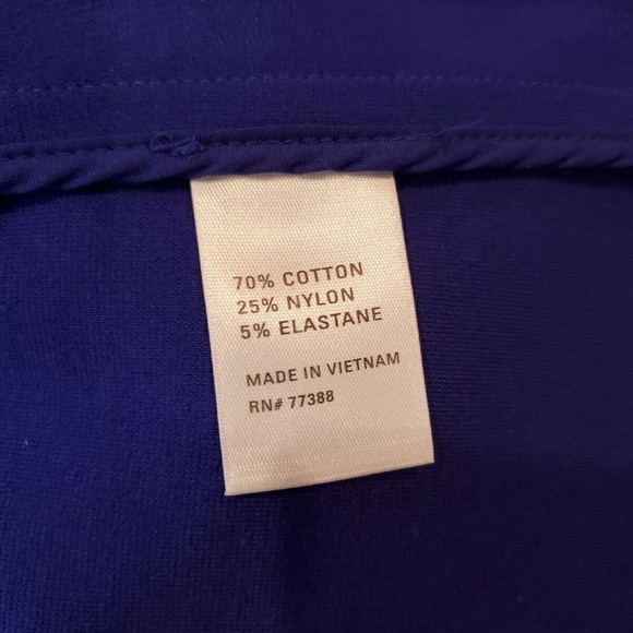 MADEWELL womens Abroad royal blue sleeveless structured fit flare dress - Picture 4 of 6